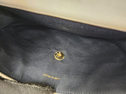 Chanel White Lambskin Vintage Half Moon Double Flap (GHW)