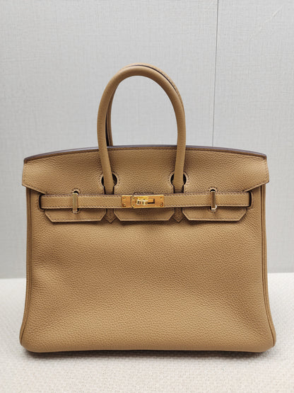 Hermes Biscuit Togo Birkin 25 (GHW)