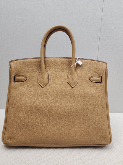 Hermes Biscuit Togo Birkin 25 (GHW)