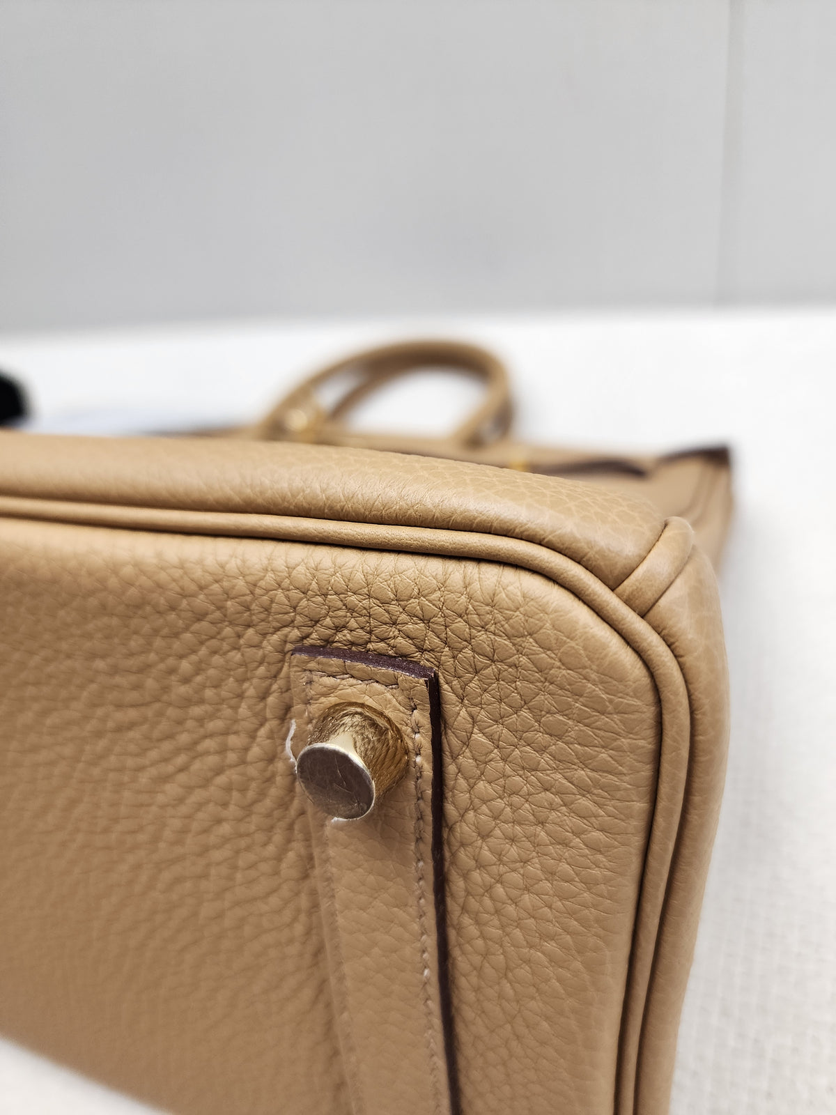 Hermes Biscuit Togo Birkin 25 (GHW)