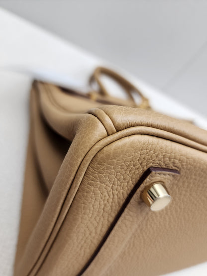 Hermes Biscuit Togo Birkin 25 (GHW)