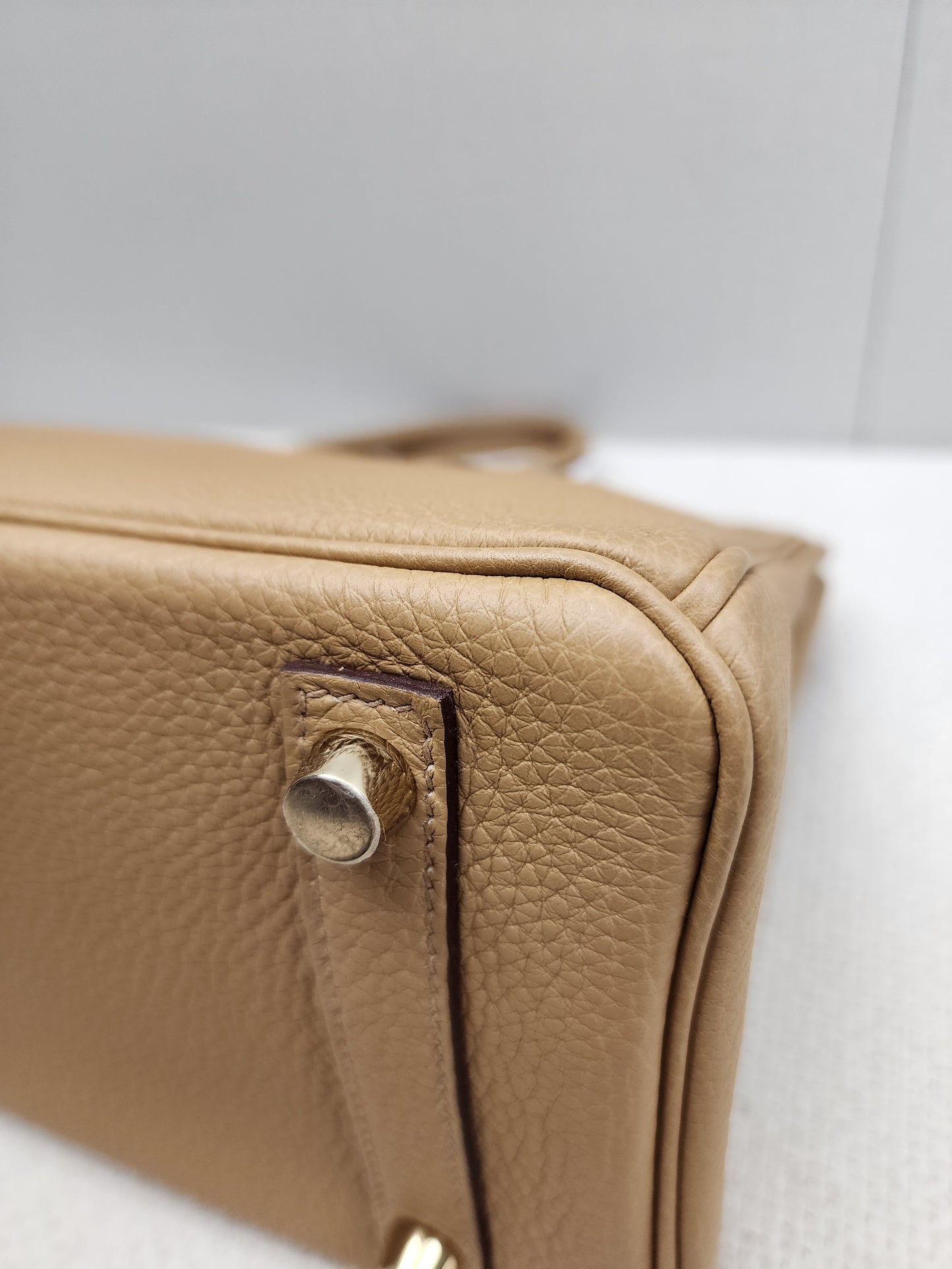 Hermes Biscuit Togo Birkin 25 (GHW)