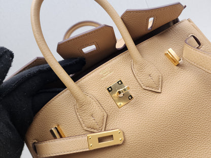 Hermes Biscuit Togo Birkin 25 (GHW)