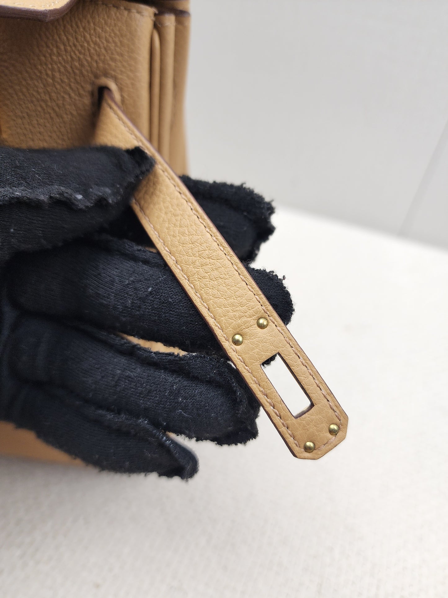 Hermes Biscuit Togo Birkin 25 (GHW)