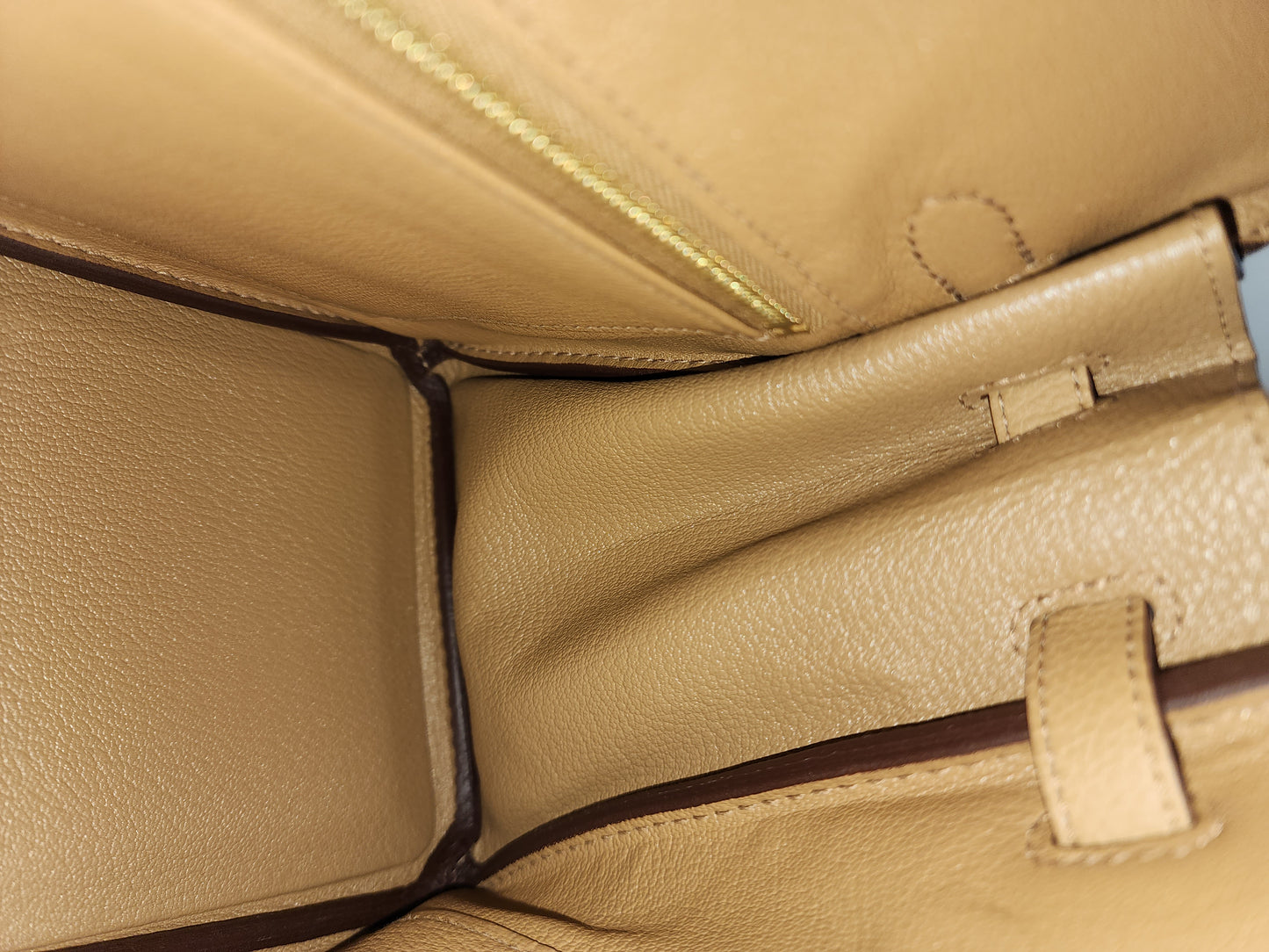 Hermes Biscuit Togo Birkin 25 (GHW)