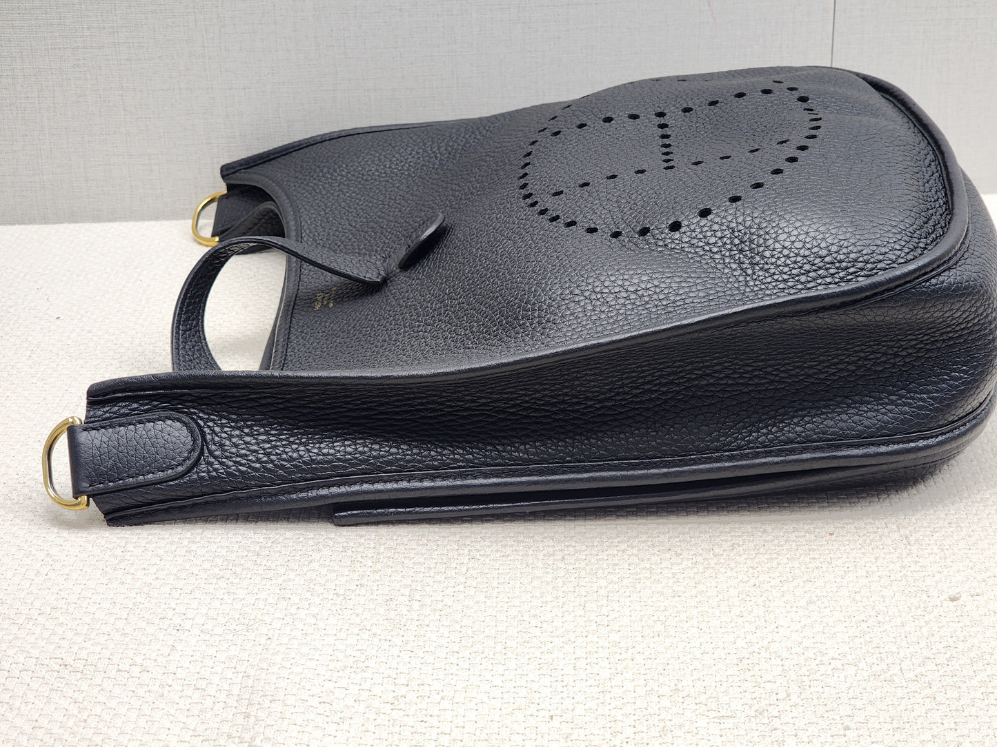 Hermes Black Evelyne PM (GHW)