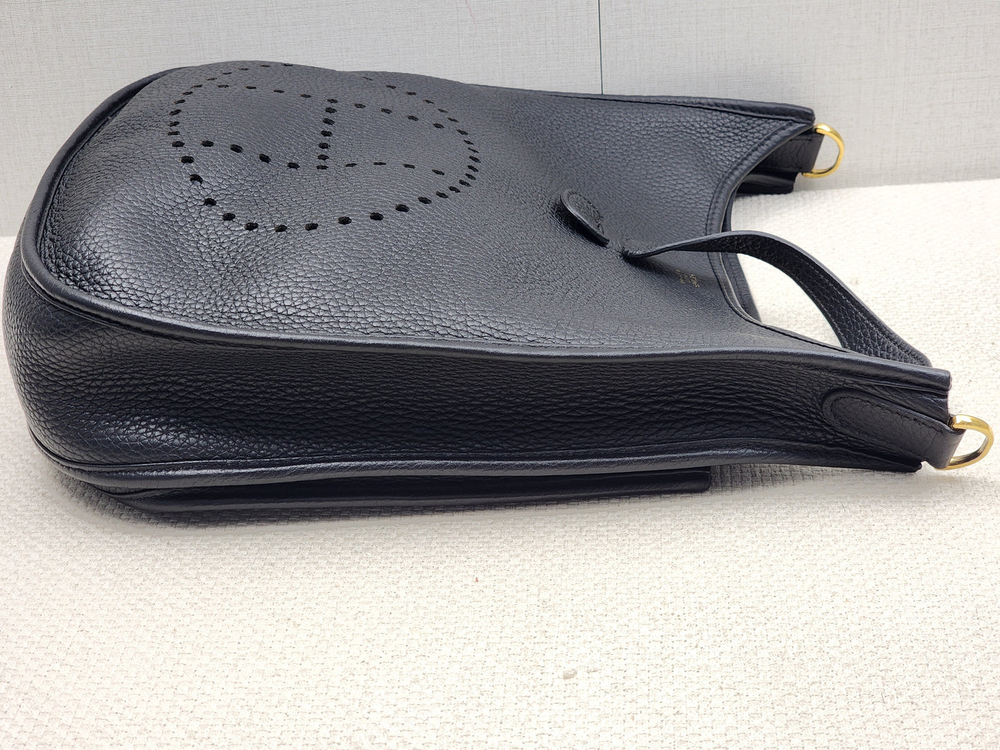 Hermes Black Evelyne PM (GHW)