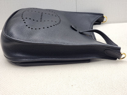 Hermes Black Evelyne PM (GHW)