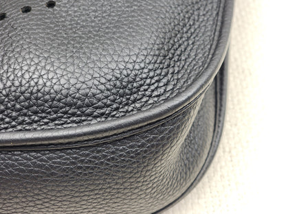 Hermes Black Evelyne PM (GHW)