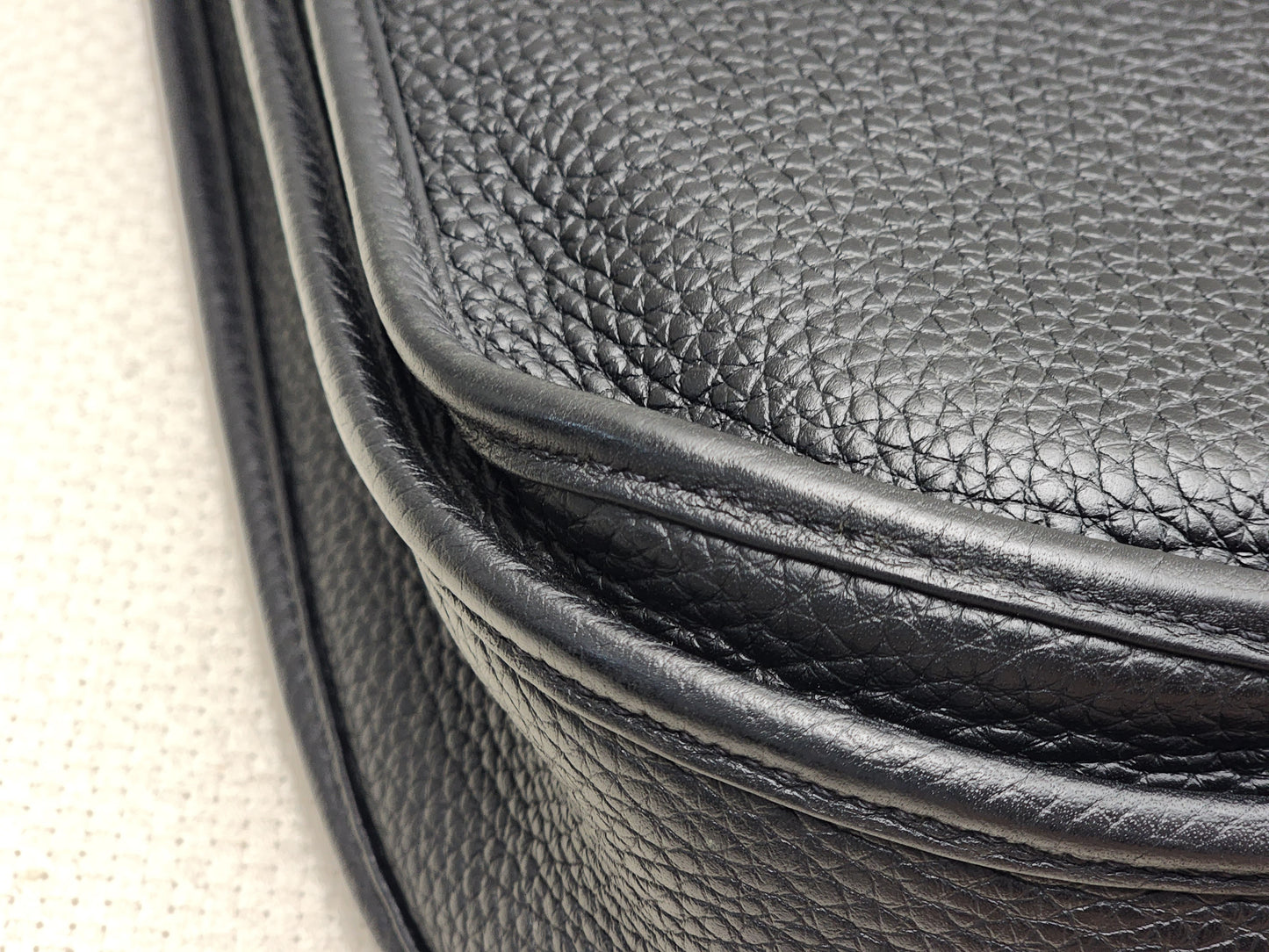 Hermes Black Evelyne PM (GHW)