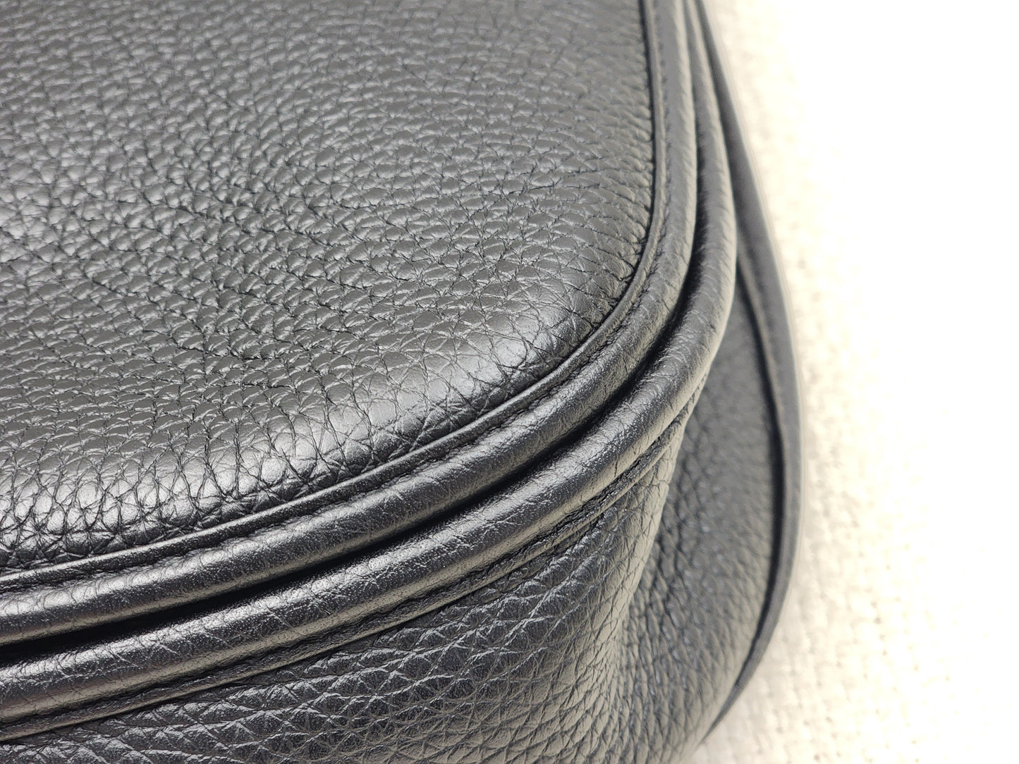 Hermes Black Evelyne PM (GHW)
