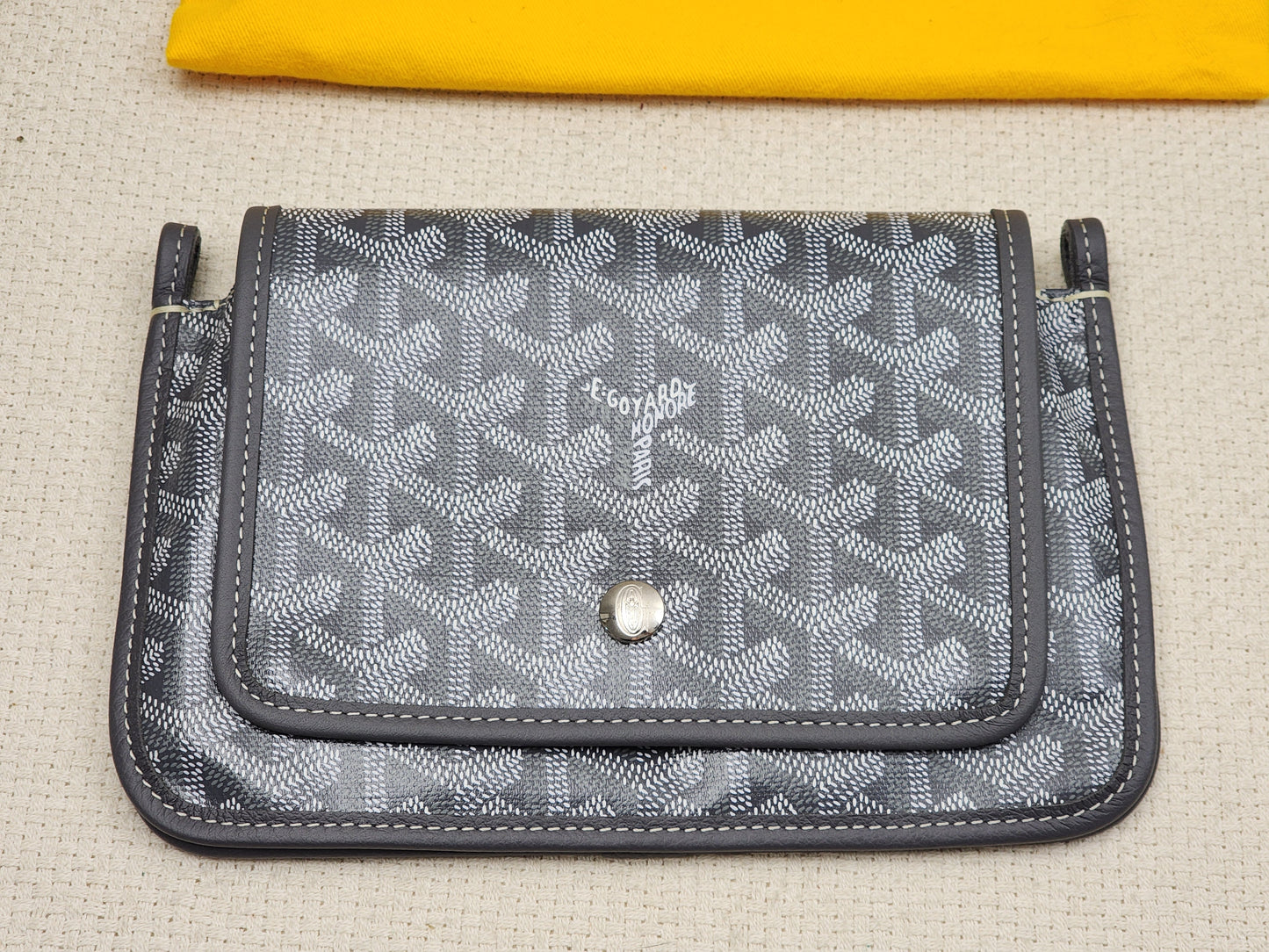 Goyard Grey Plumet Pouch Wallet