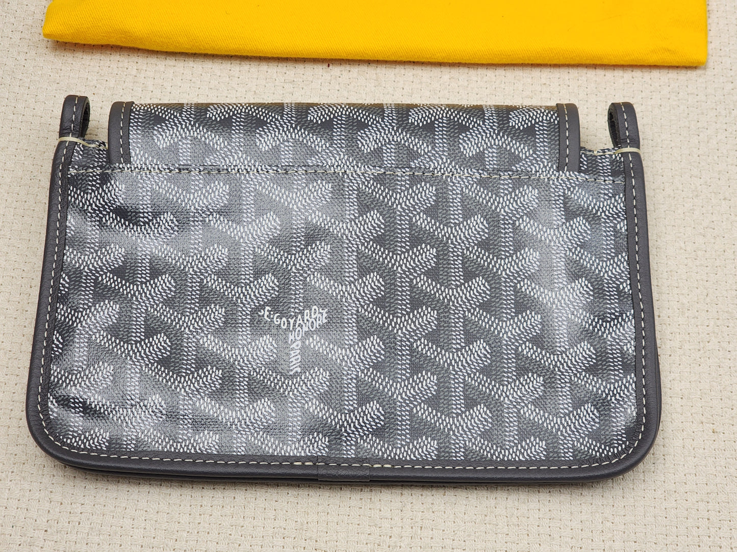 Goyard Grey Plumet Pouch Wallet