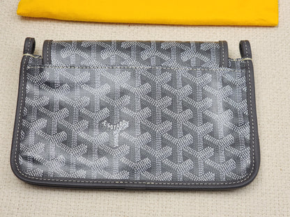 Goyard Grey Plumet Pouch Wallet