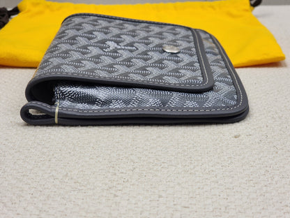 Goyard Grey Plumet Pouch Wallet