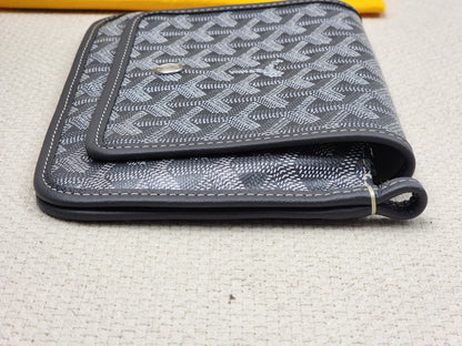Goyard Grey Plumet Pouch Wallet