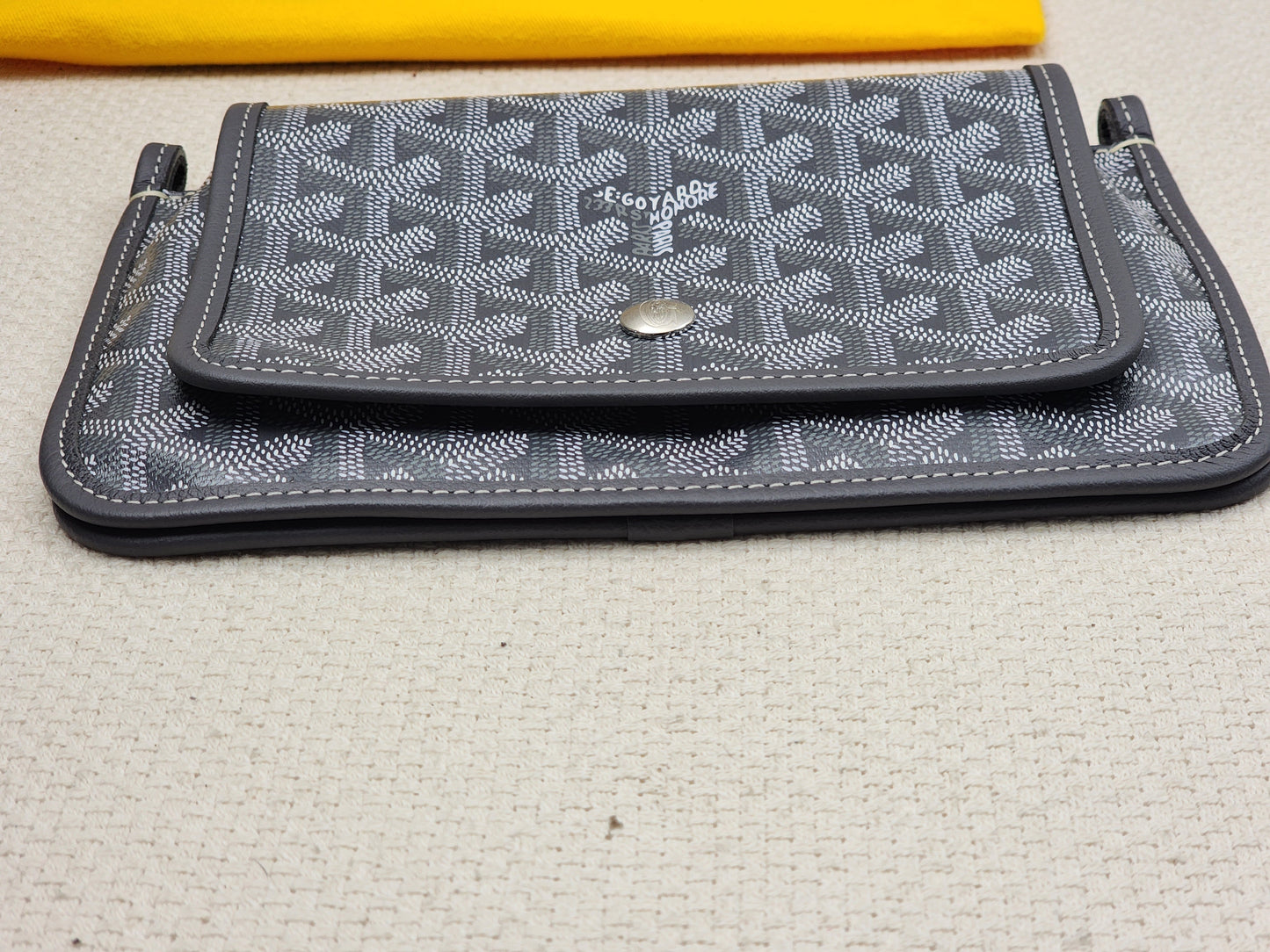 Goyard Grey Plumet Pouch Wallet