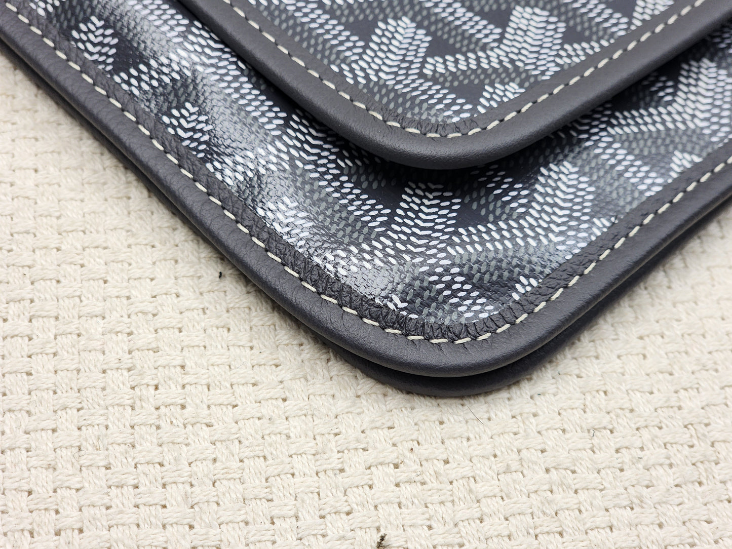 Goyard Grey Plumet Pouch Wallet