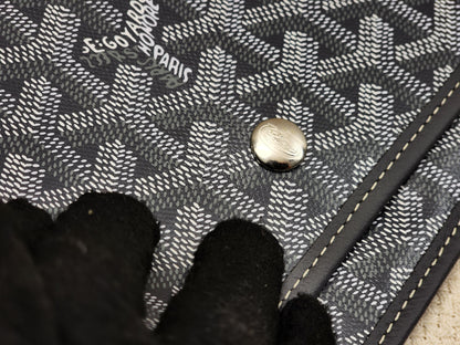 Goyard Grey Plumet Pouch Wallet