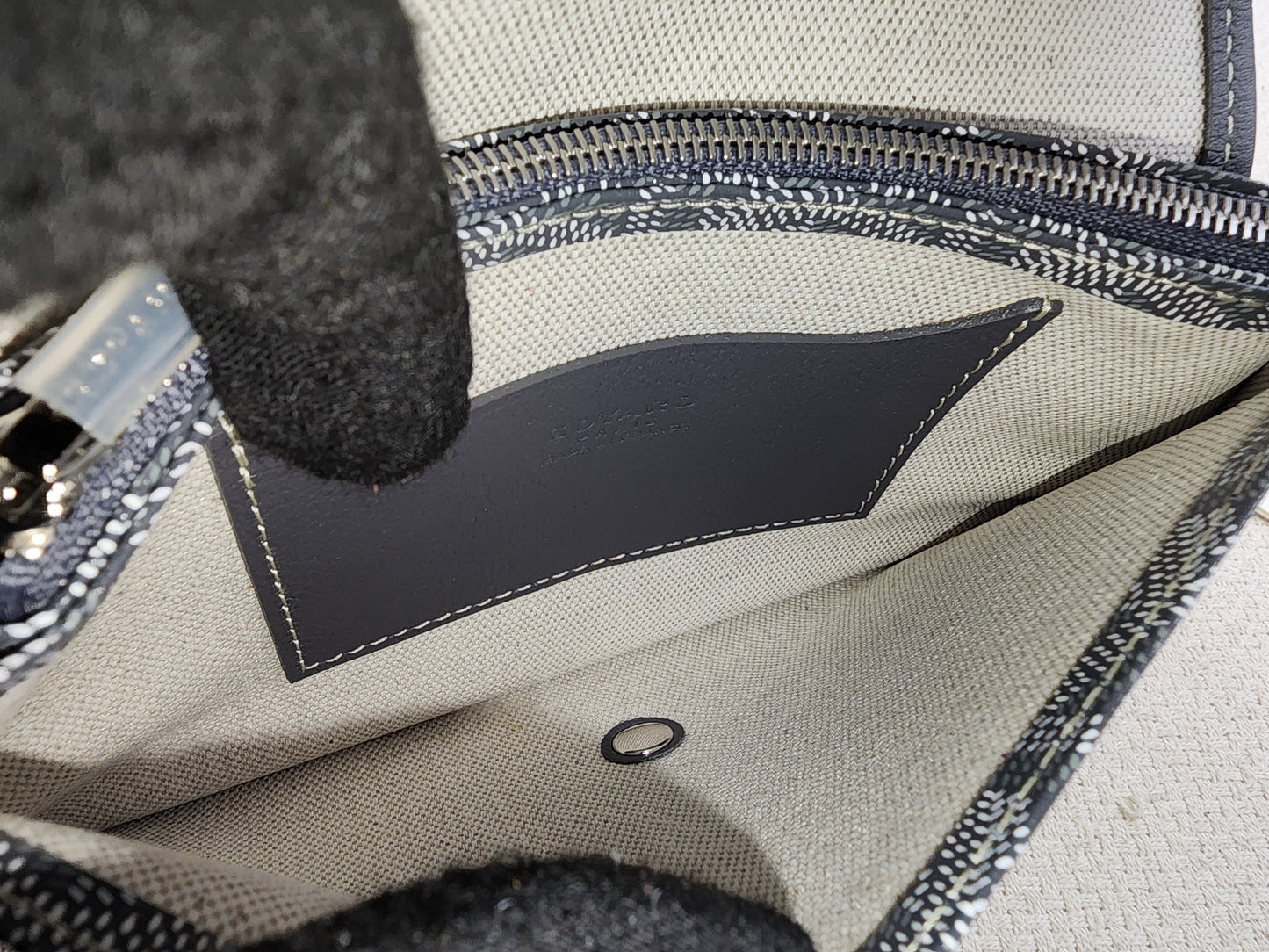 Goyard Grey Plumet Pouch Wallet