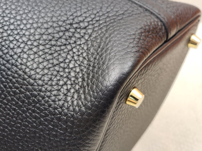 Hermes Noir Picotin 18 (GHW)