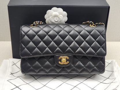Chanel Black Caviar Medium CF (GHW)