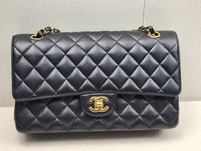 Chanel Black Caviar Medium CF (GHW)