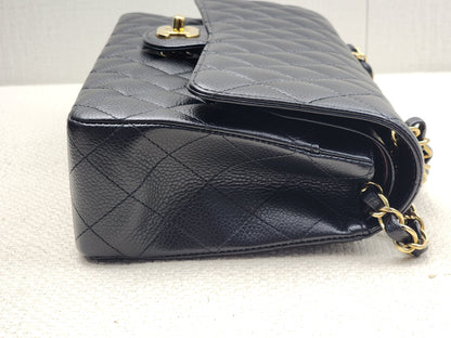 Chanel Black Caviar Medium CF (GHW)