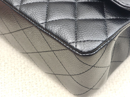 Chanel Black Caviar Medium CF (GHW)