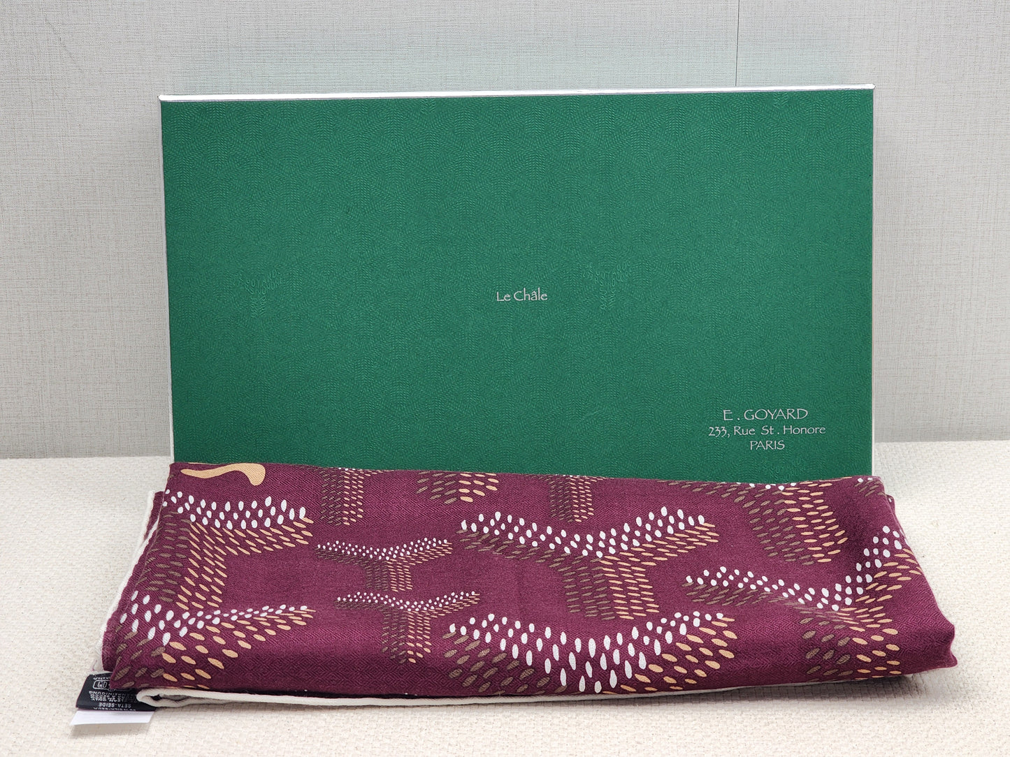 Goyard Bordeaux N’1 Scarf