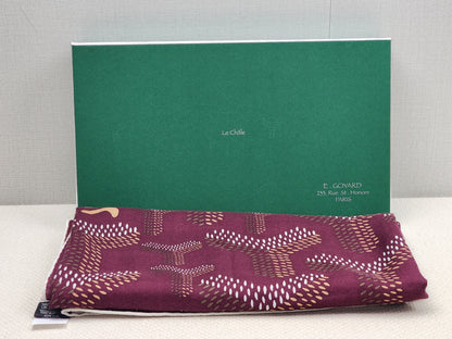 Goyard Bordeaux N’1 Scarf