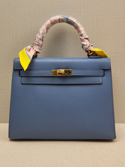 Hermes Blue Azur Epsom Kelly 25 (GHW)