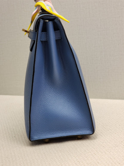 Hermes Blue Azur Epsom Kelly 25 (GHW)