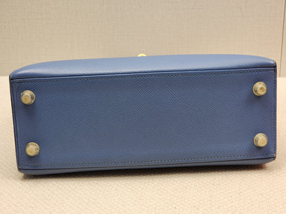 Hermes Blue Azur Epsom Kelly 25 (GHW)