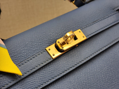 Hermes Blue Azur Epsom Kelly 25 (GHW)