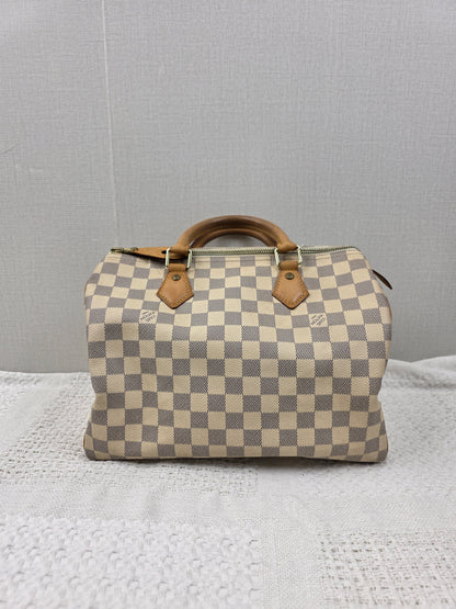 LV Damier Azur Speedy 30