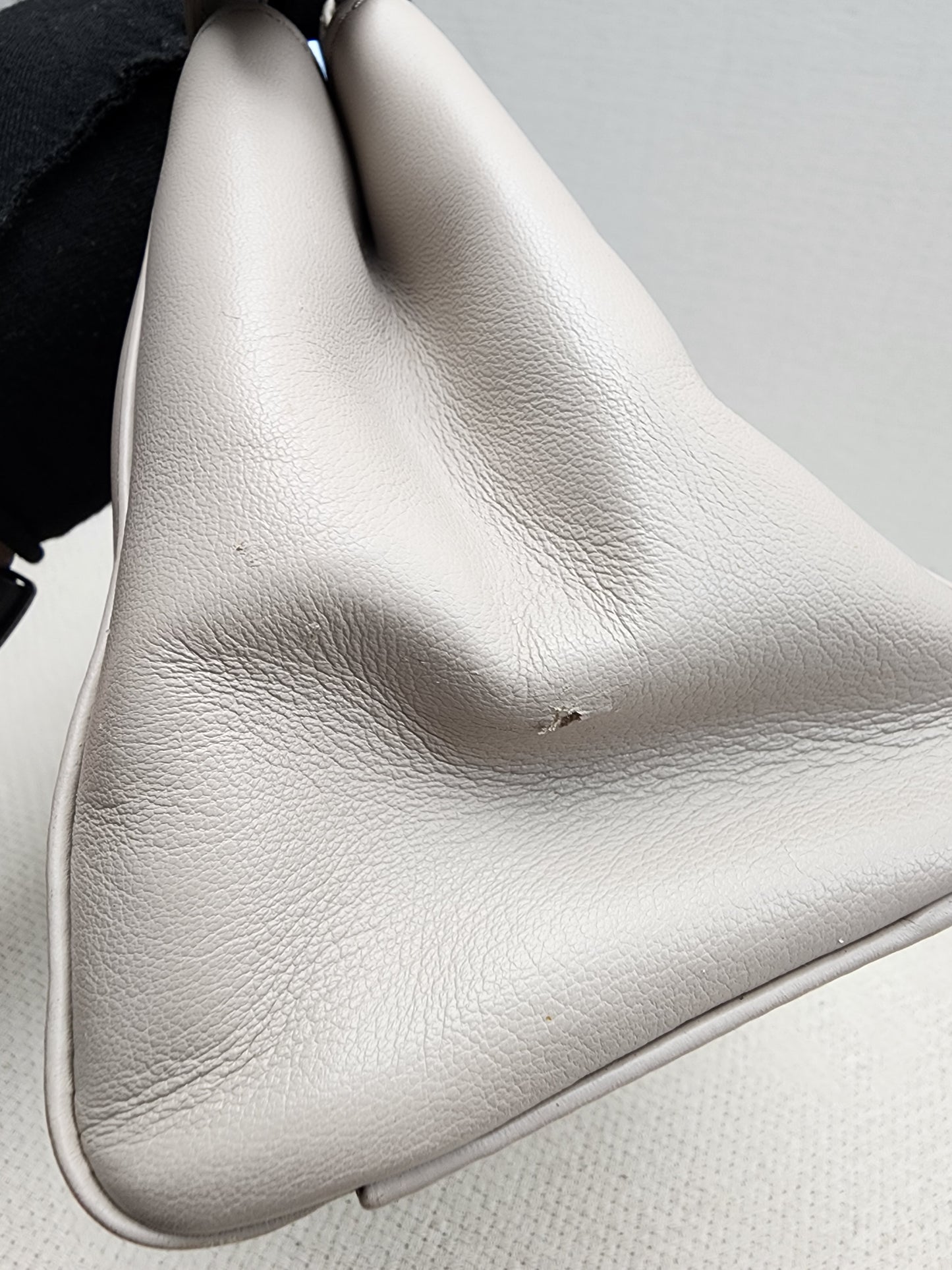Fendi Dove Grey Nappa Colourblock Mini Peekaboo