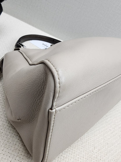 Fendi Dove Grey Nappa Colourblock Mini Peekaboo