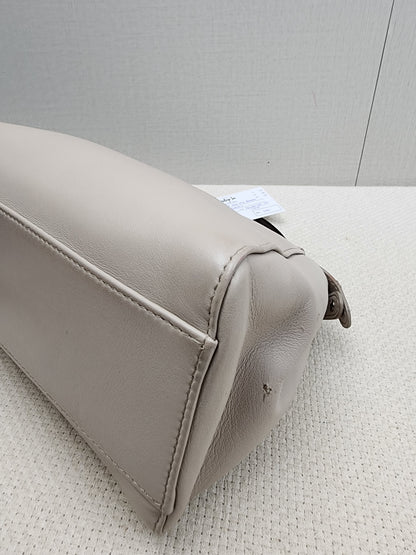 Fendi Dove Grey Nappa Colourblock Mini Peekaboo