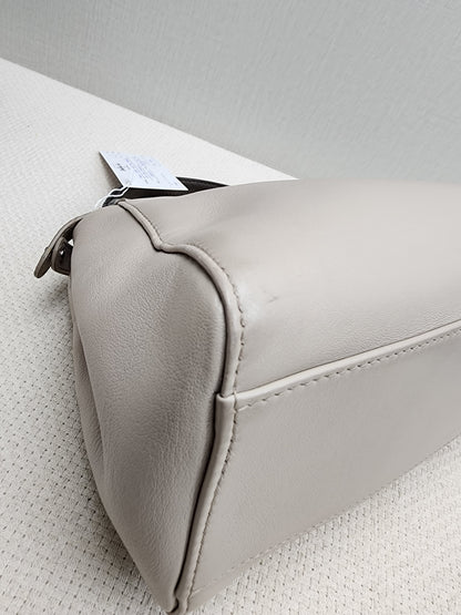Fendi Dove Grey Nappa Colourblock Mini Peekaboo