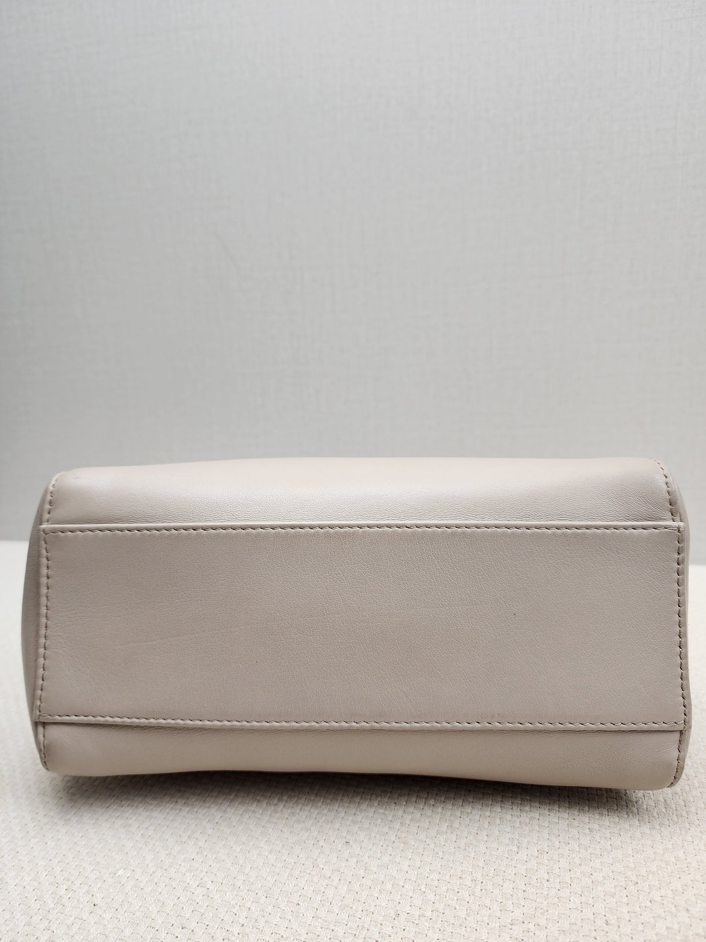 Fendi Dove Grey Nappa Colourblock Mini Peekaboo