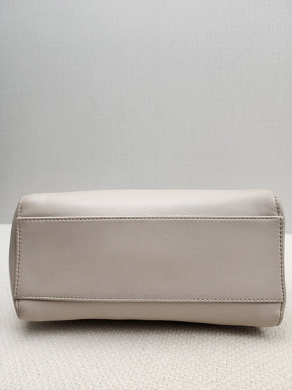 Fendi Dove Grey Nappa Colourblock Mini Peekaboo