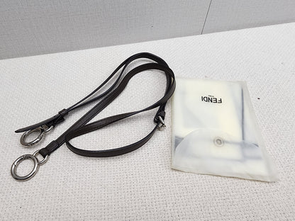 Fendi Dove Grey Nappa Colourblock Mini Peekaboo