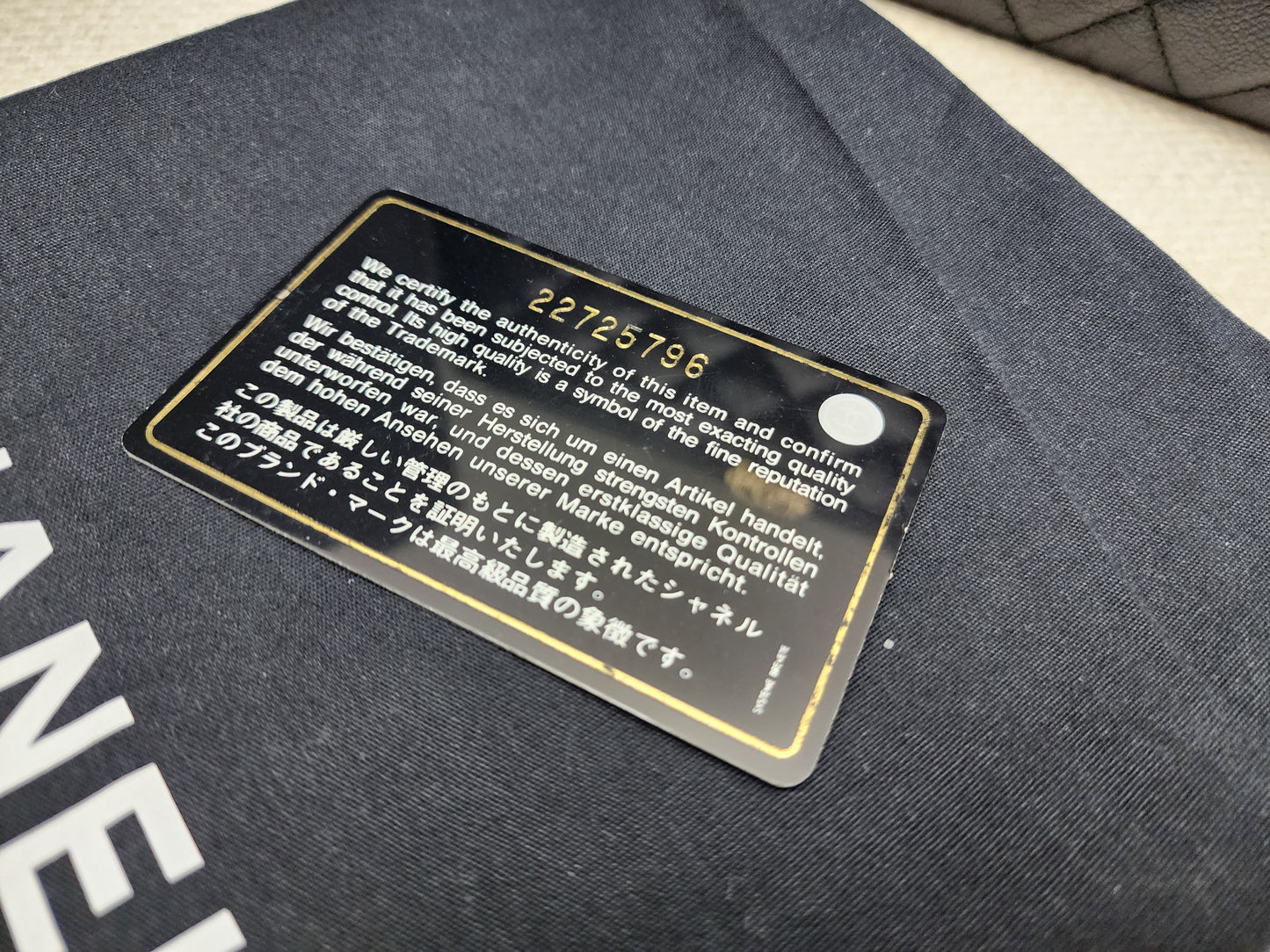 Chanel Black Caviar Medium Boy O’case (GHW)