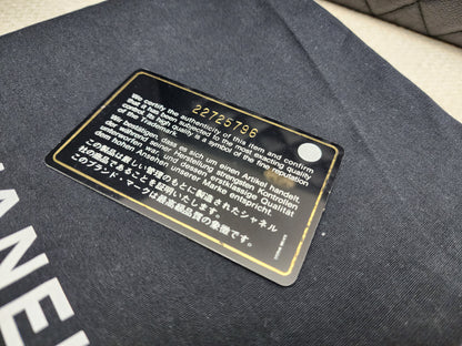 Chanel Black Caviar Medium Boy O’case (GHW)