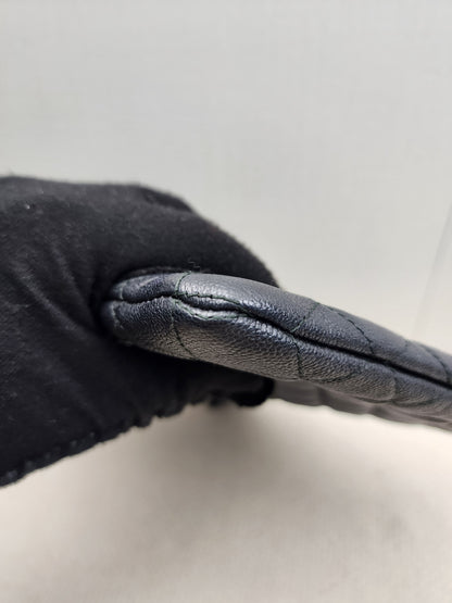 Chanel Black Caviar Medium Boy O’case (GHW)