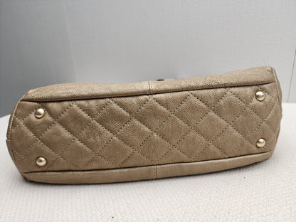 Chanel Metallic Gold Calfskin Large Trianon Tote (GHW)