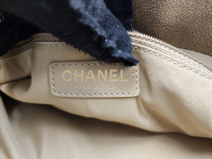 Chanel Metallic Gold Calfskin Large Trianon Tote (GHW)