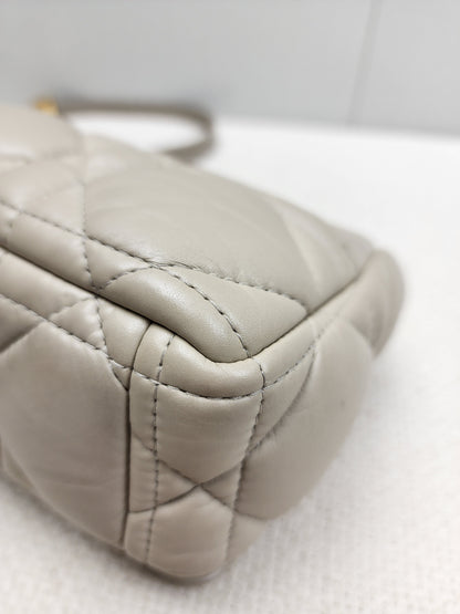 Dior Sand Lambskin Macro Cannage Small Caro (GHW)