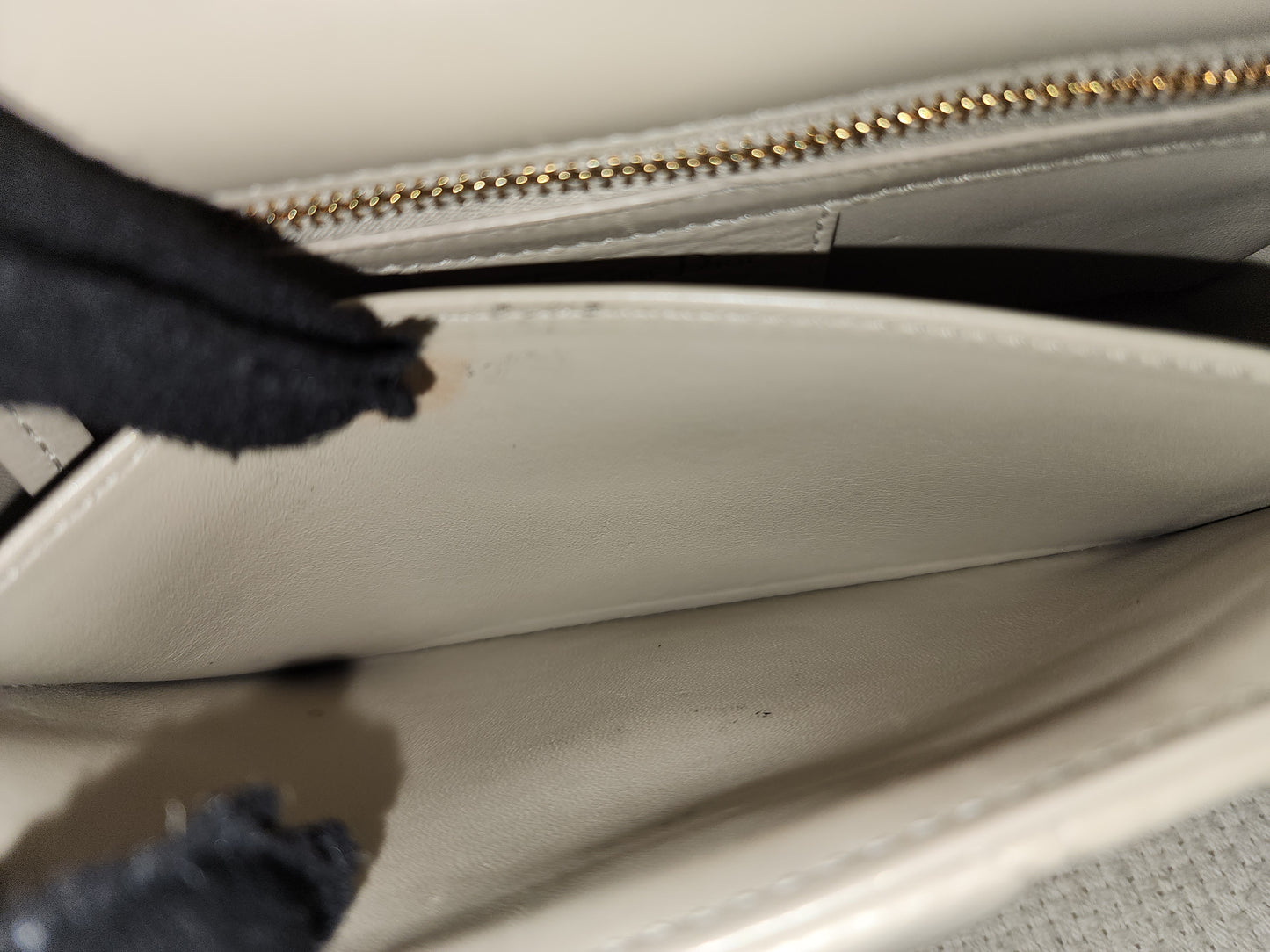 Dior Sand Lambskin Macro Cannage Small Caro (GHW)